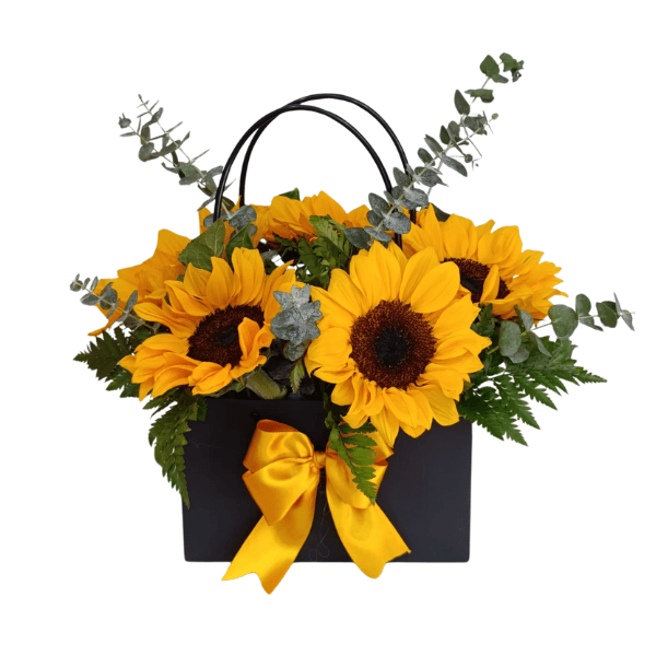 Cartera con girasoles