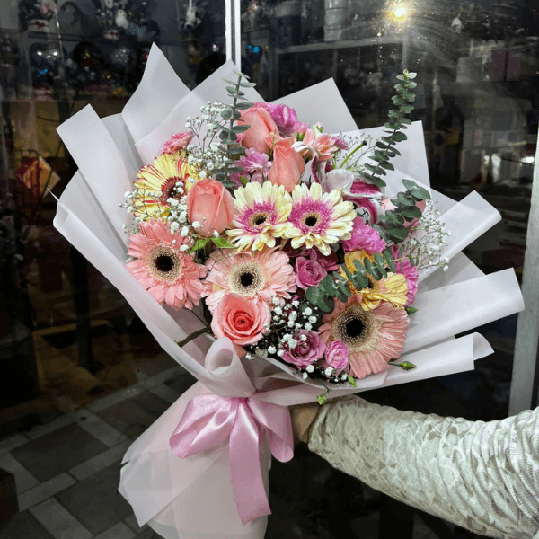 Girasol y Rosas